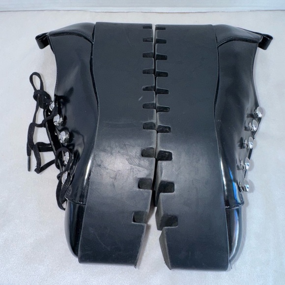 Zara Trafaluc Black Platform Shoes Womens Y2K Chunky Women’s Shoes Size 37-READ - Picture 9 of 13